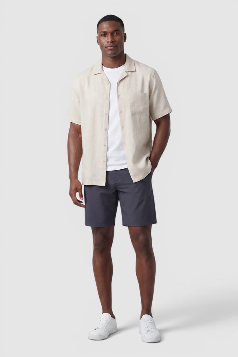 Getaway Linen Shirt, Alternate, color, Canvas