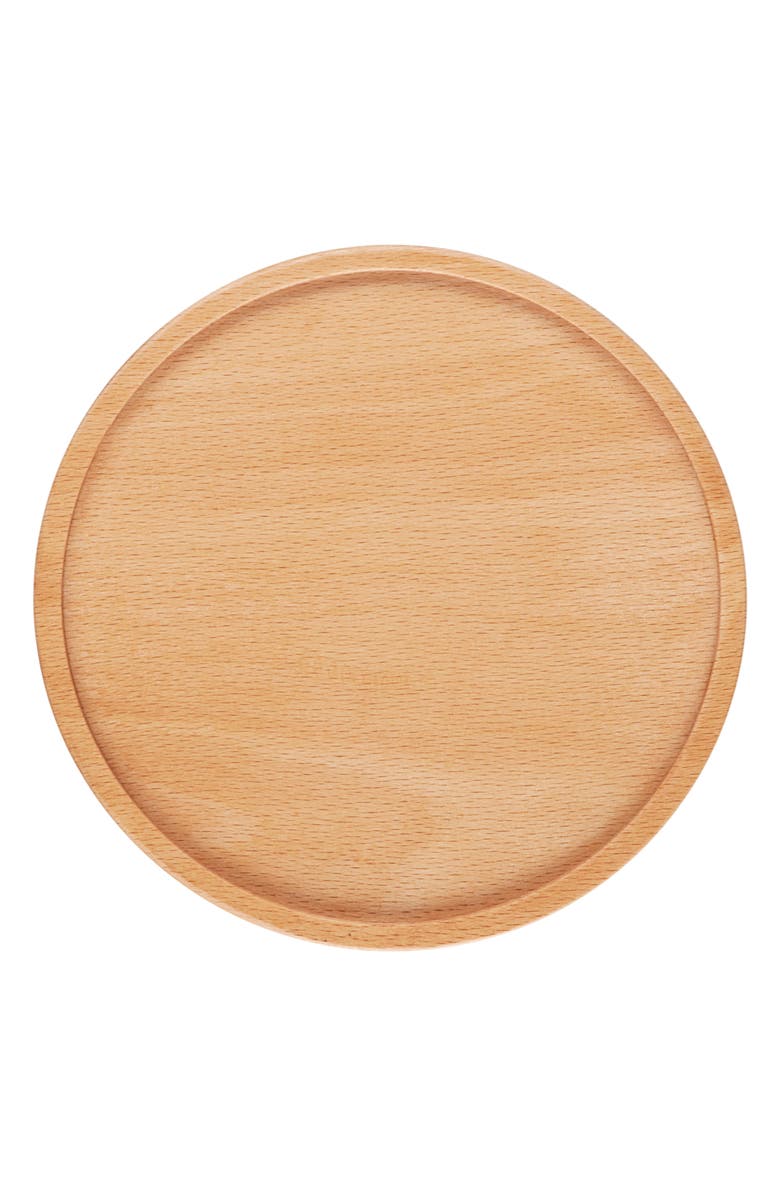 Le Creuset Glazed Stoneware 2 1/2 Quart Storage Canister with Wooden Lid, Alternate, color, Marseille