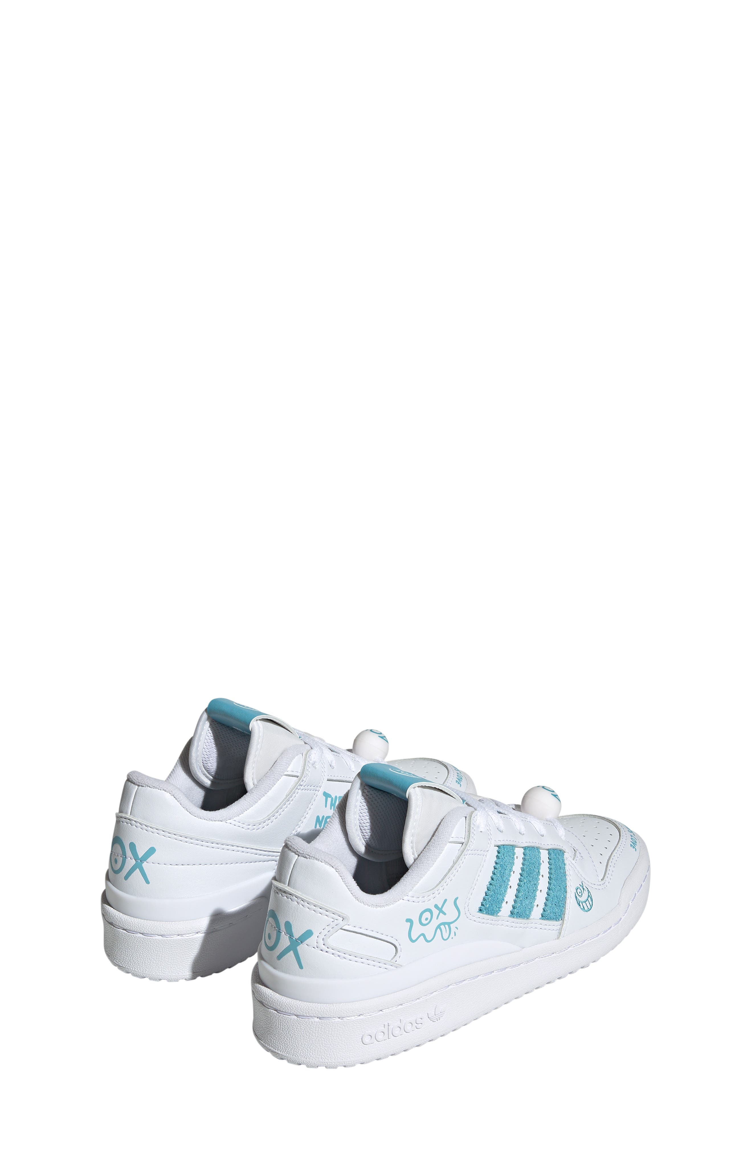 adidas x André Saraiva Kids' Forum Low Sneaker, Alternate, color, 