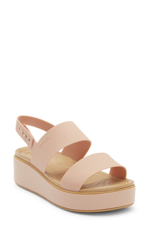 Brooklyn Low Wedge Matte Wrap Sandal (Women)