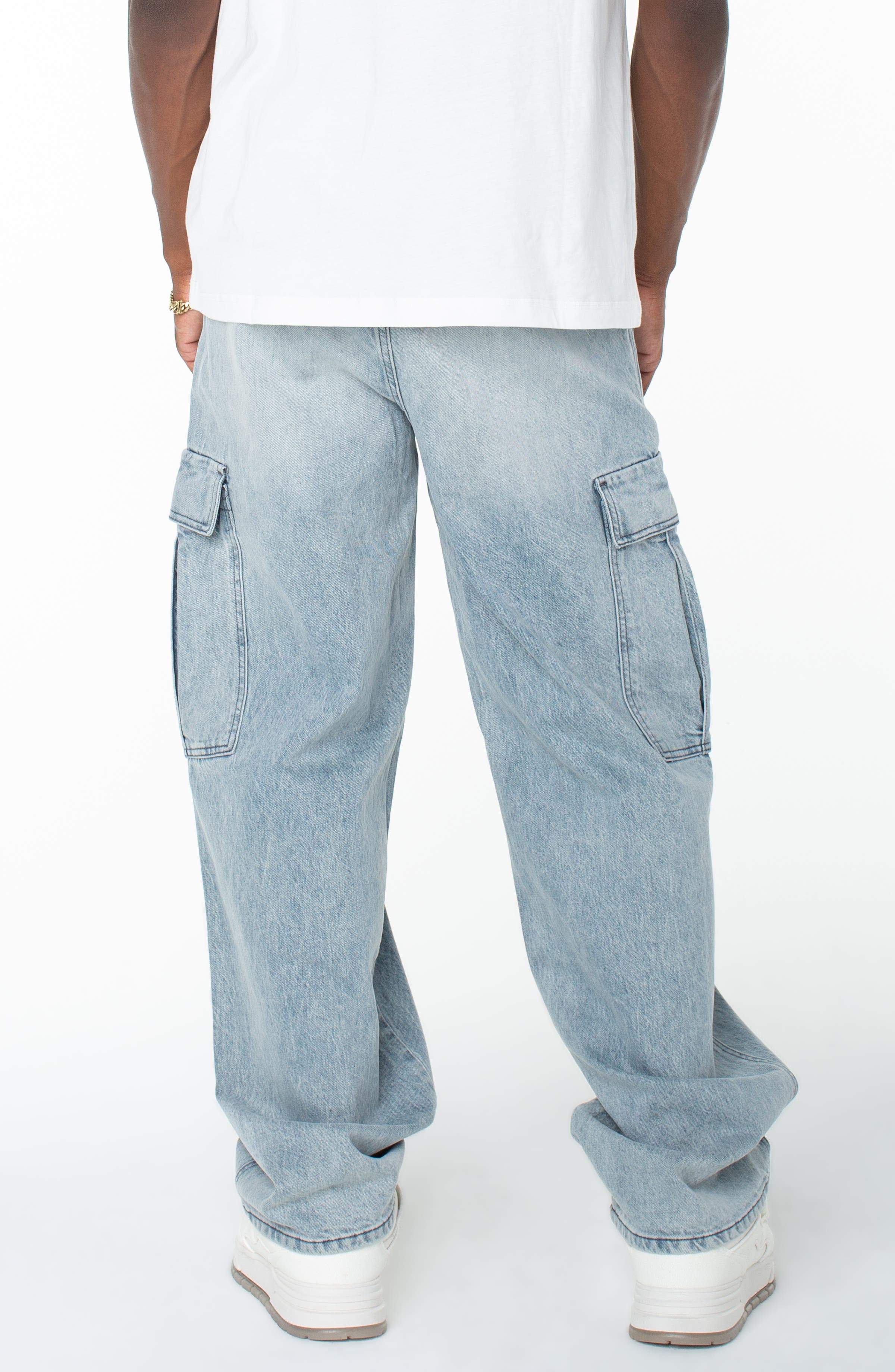 Outlaws Cargo Utility Baggy Jeans (Men) | Nordstrom