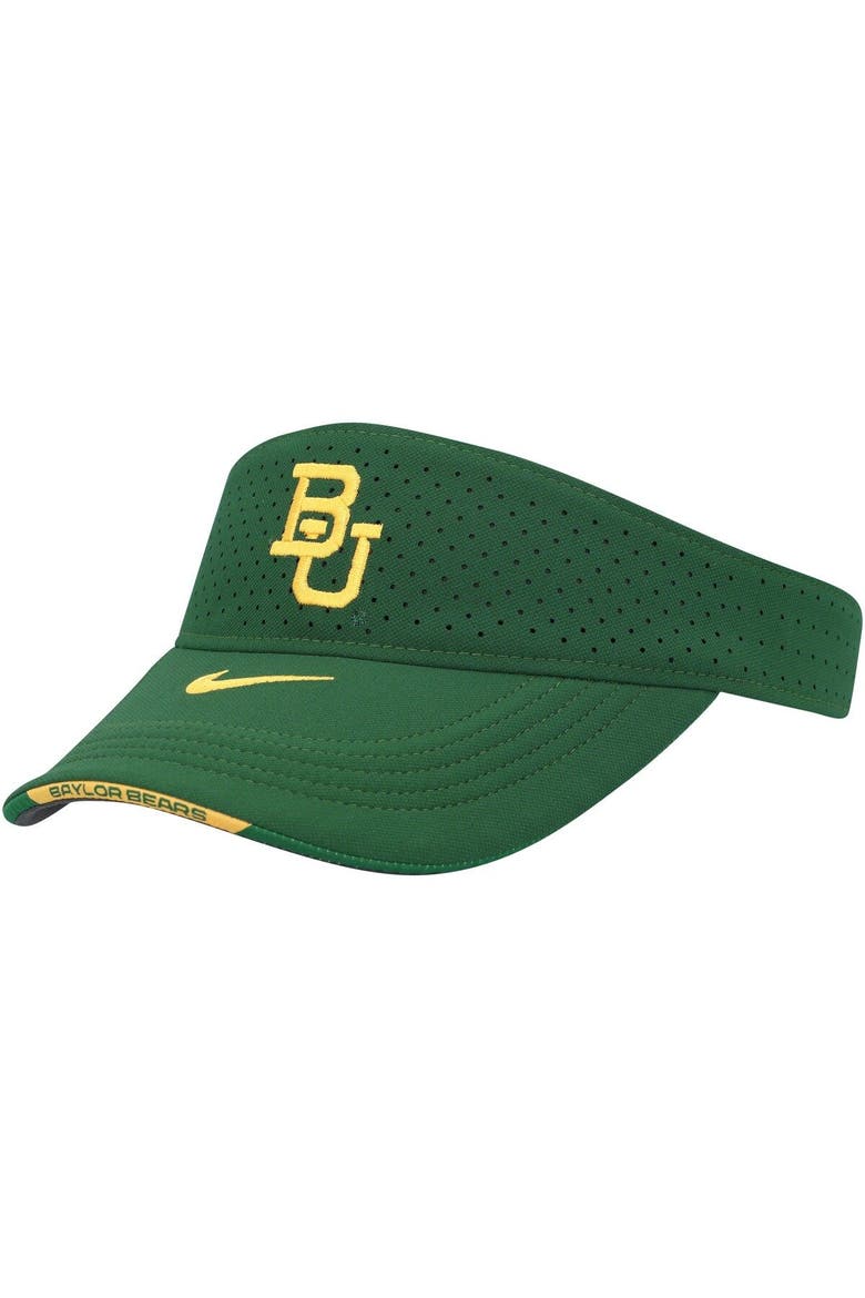 Men's Nike  Green Baylor Bears 2023 Sideline Performance Adjustable Visor, Main, color, Green