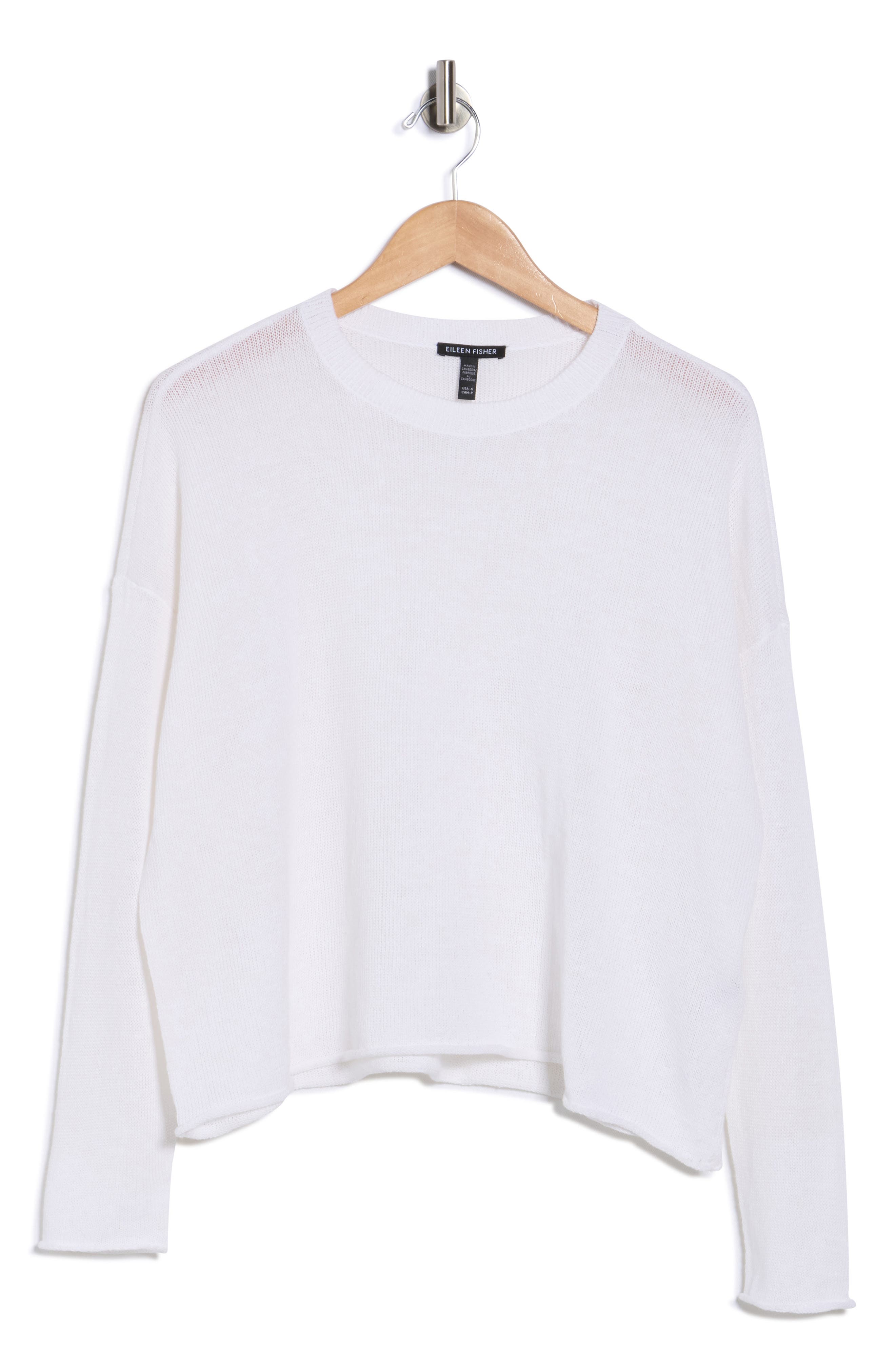 Eileen Fisher Organic Linen & Organic Cotton Sweater