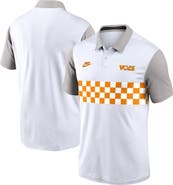Nike Men's Nike White/Gray Tennessee Volunteers Athletic Prep Legacy Logo Vapor Performance Polo