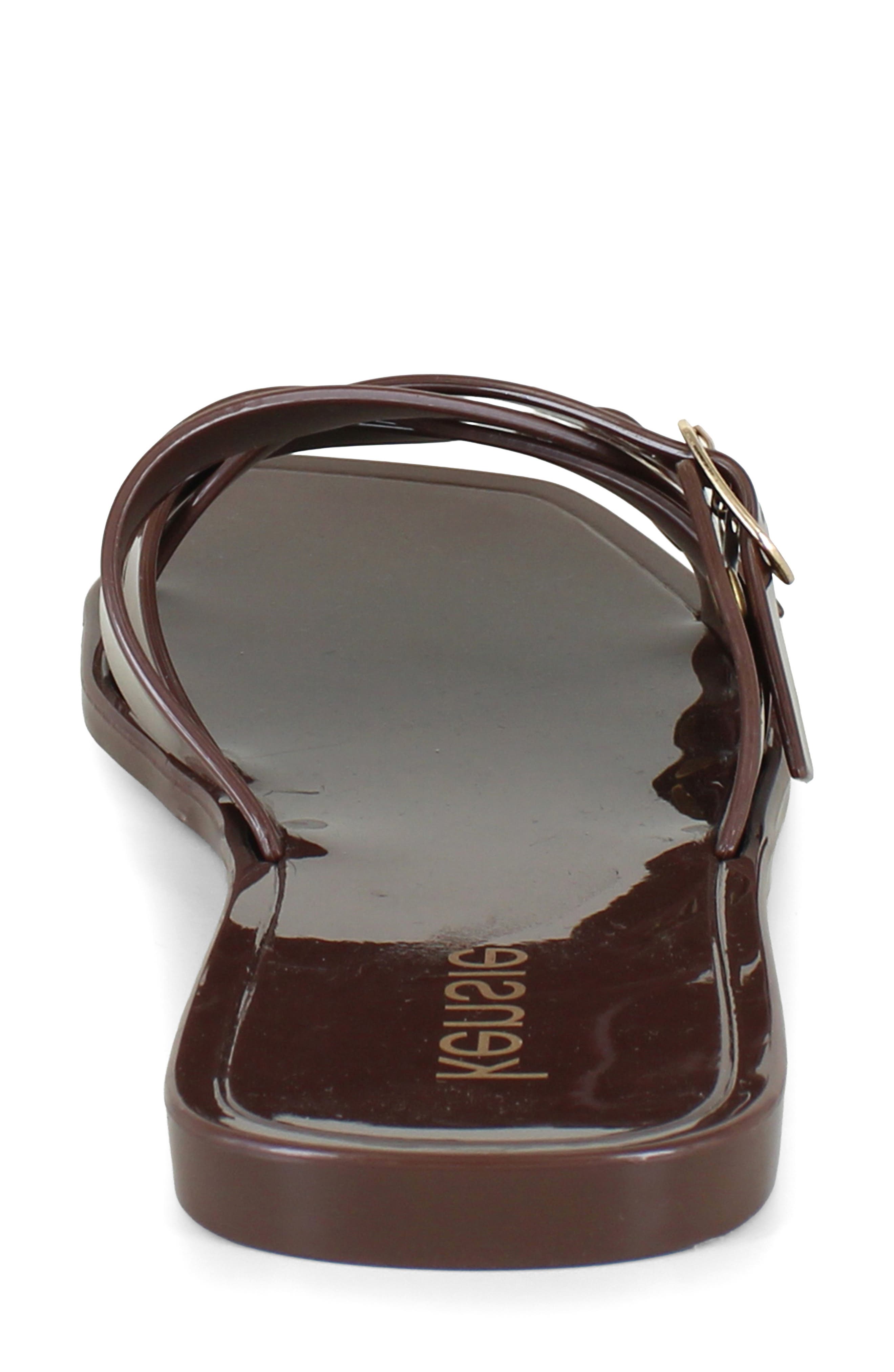 Jellie Slide Sandal, Alternate, color, CHOCOLATE