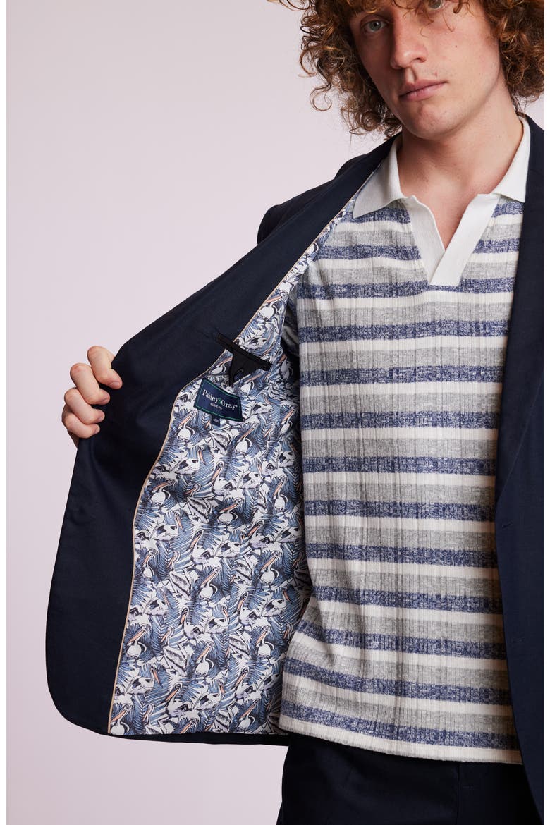 Dover Slim Fit Sport Coat, Alternate, color, NAVY LINEN