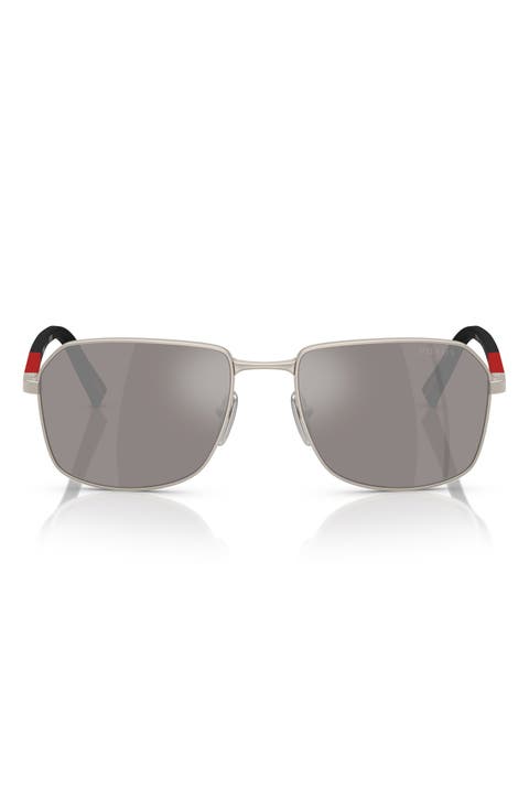 57mm Rectangular Sunglasses