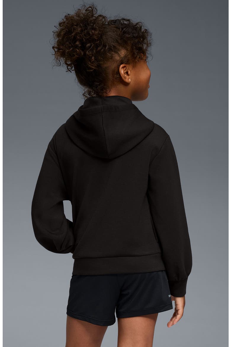 Kids' Bow Society Half Zip Hoodie, Alternate, color, BLACK