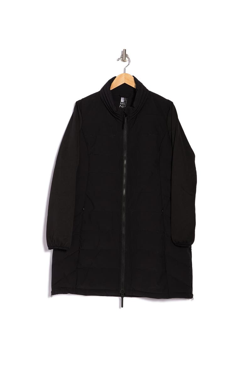 Marc New York Performance Standing Collar Long Puffer Coat, Alternate, color, 