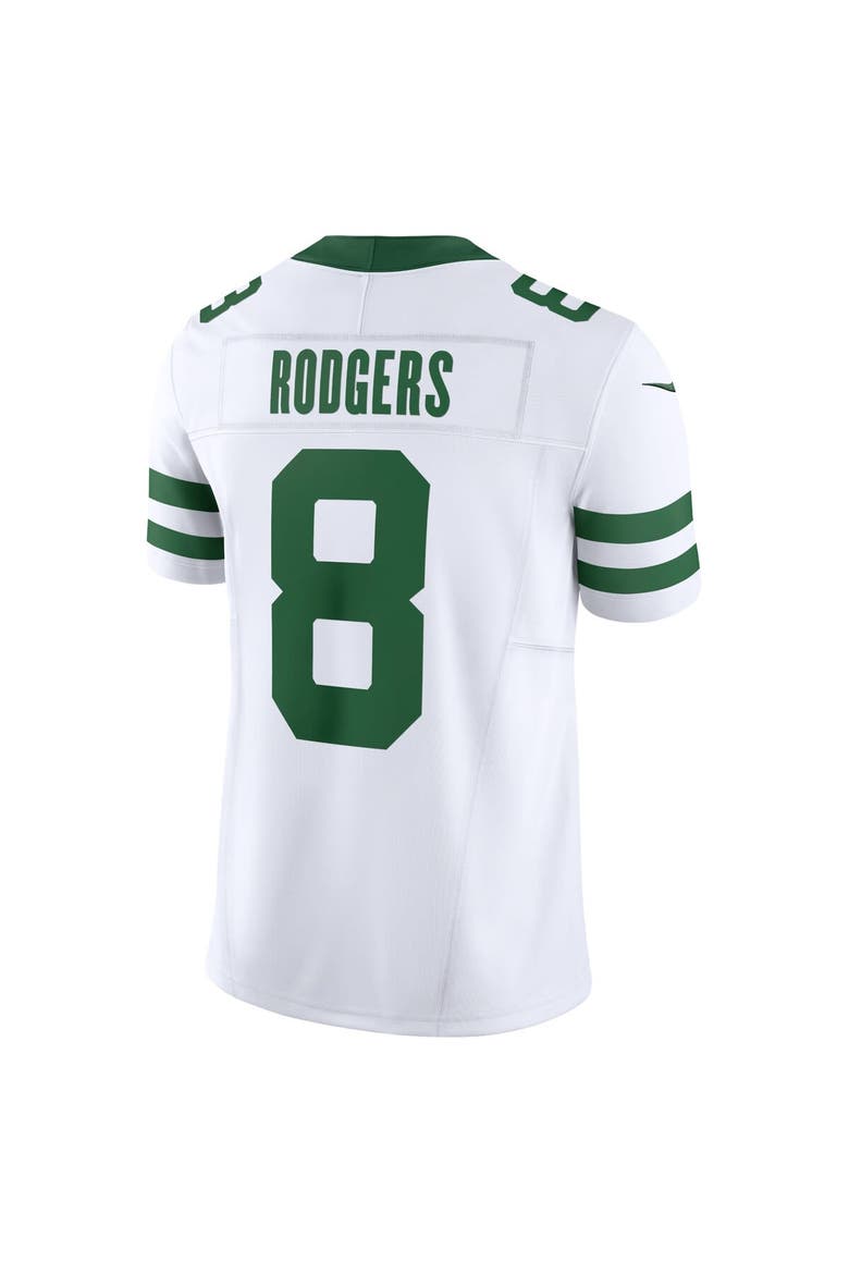 Men's Nike Aaron Rodgers White New York Jets Vapor F.U.S.E. Limited Jersey, Alternate, color, White