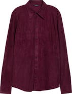 Dolce&Gabbana Martini Suede Button-Up Shirt