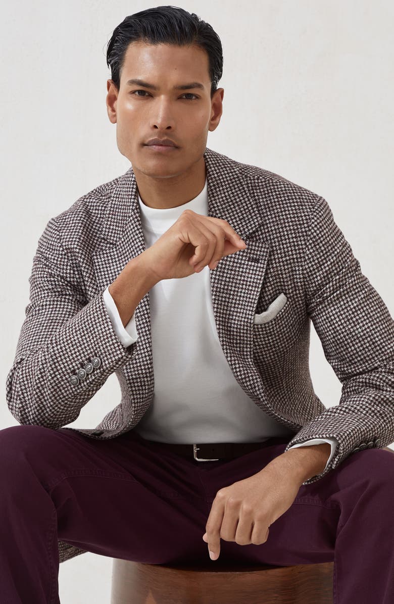 Brunello Cucinelli Jersey mock neck T-shirt, Alternate, color, Off-White