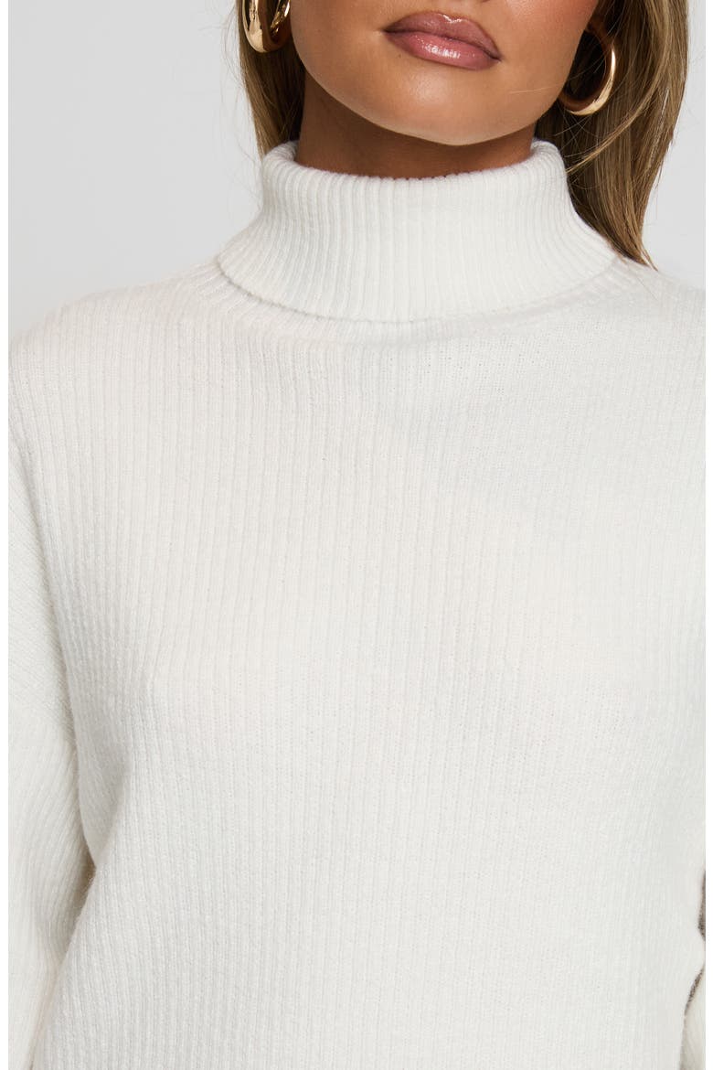 Sonelle Long Sleeve Sweater Minidress, Alternate, color, WHITE