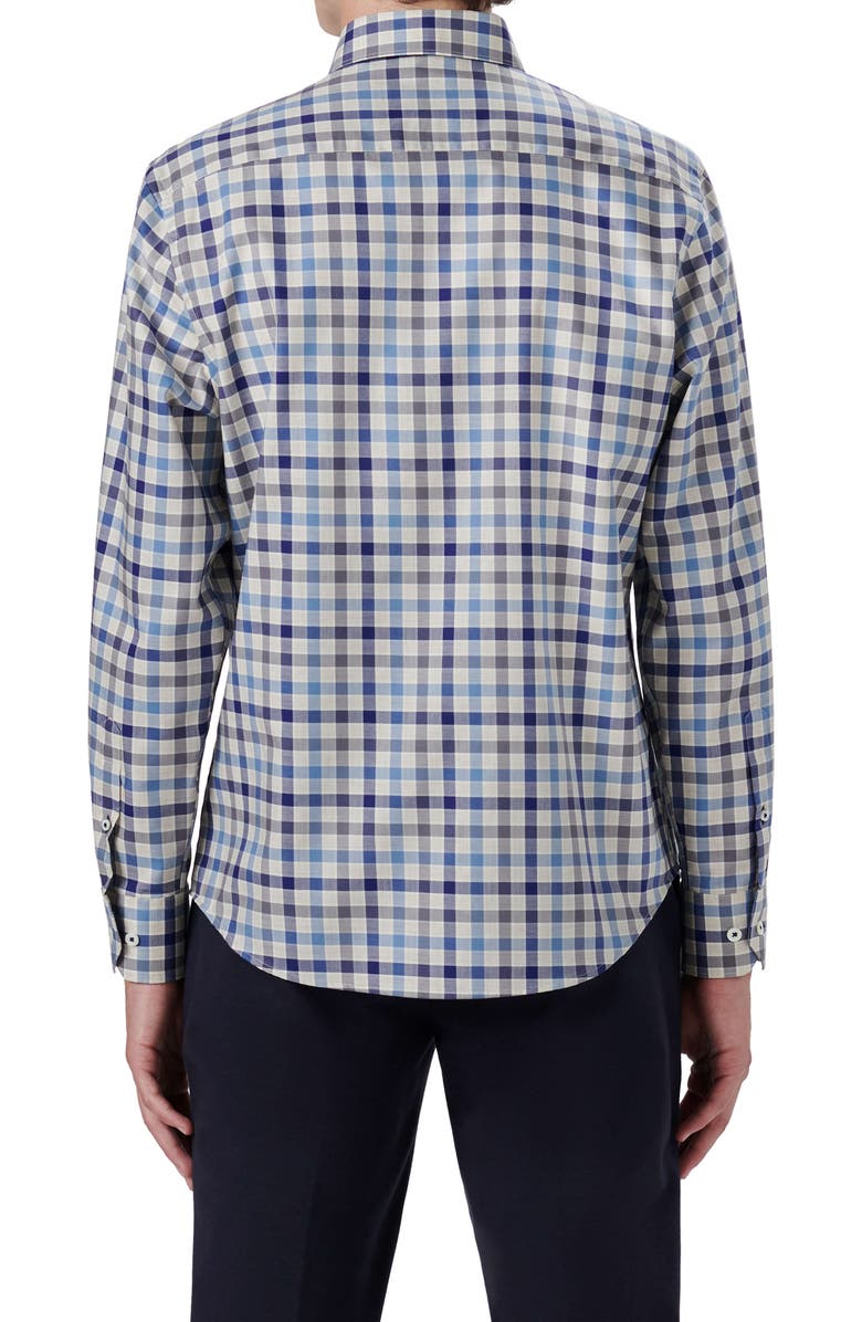 Bugatchi Classic Fit Check Button-Up Shirt, Alternate, color, 