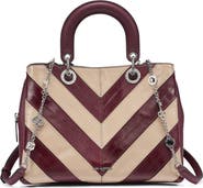 KARL LAGERFELD PARIS Benoite Chevron Satchel