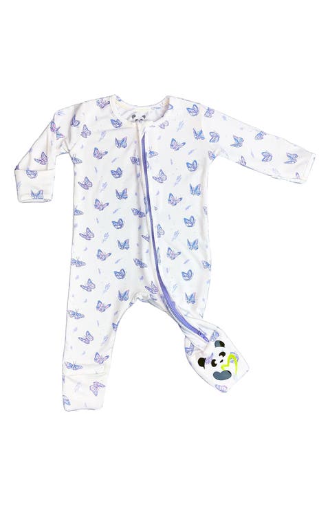 Baby Butterfly Convertible Footie