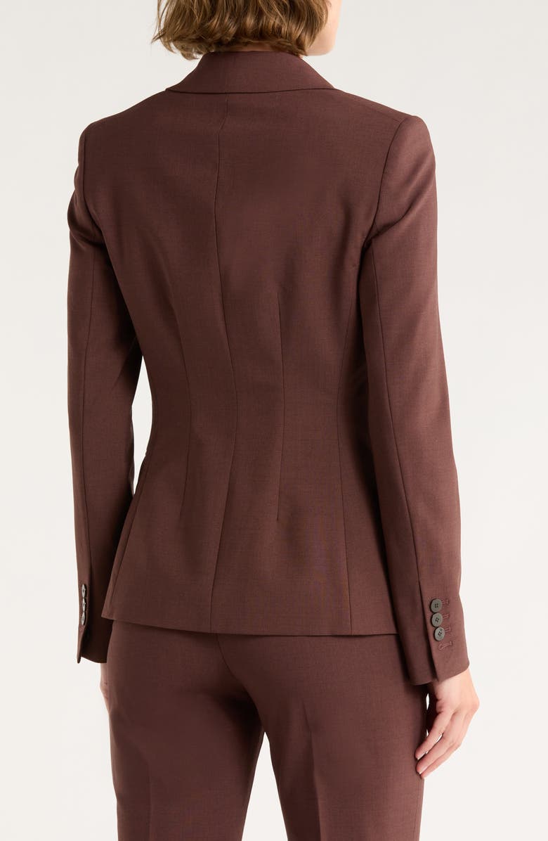 Theory Sevo Peak Lapel Blazer, Alternate, color, Copper Rust