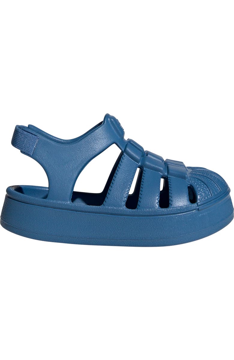 adidas Kids' Superstar Slingback Sandal, Alternate, color, Focus Blue