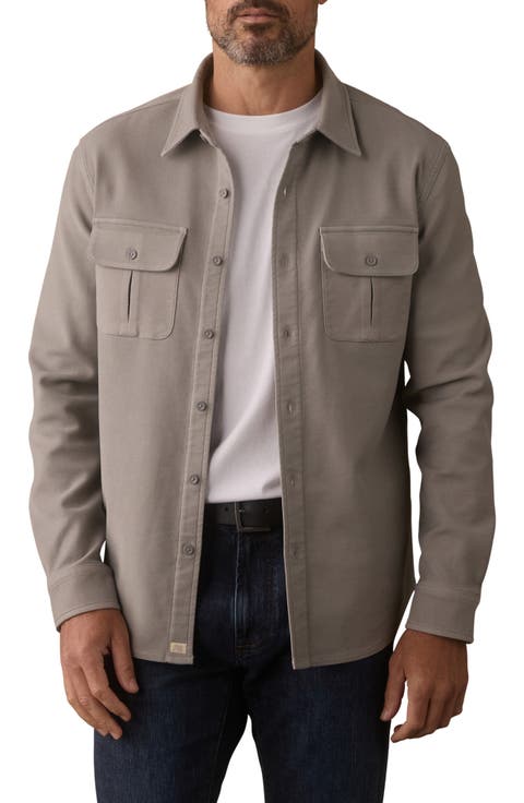 Tailored Terry Shirt Jacket