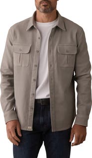 The Normal Brand Tailored Terry Shirt Jacket
