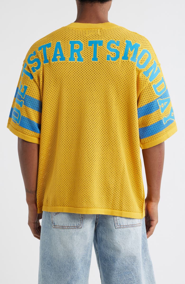 DIET STARTS MONDAY Knit Mesh Jersey, Alternate, color,