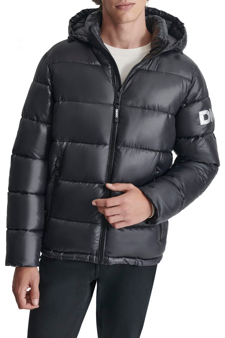 Hooded Nylon Puffer Jacket (Men) | Nordstromrack