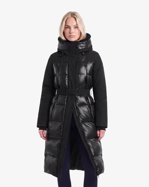 Valezia Belted Maxi Length Puffer Coat
