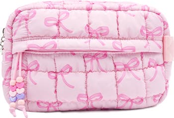 Kids' Bow Print Scrunch Pouch