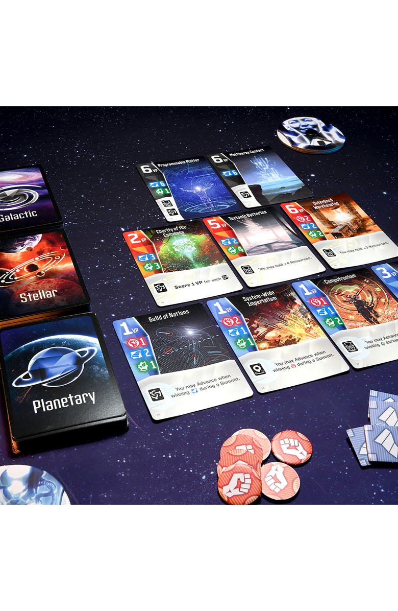 WizKids Games Kardashev Scale Civilization Advancement Game, Ages 12+, Alternate, color, Multicolored