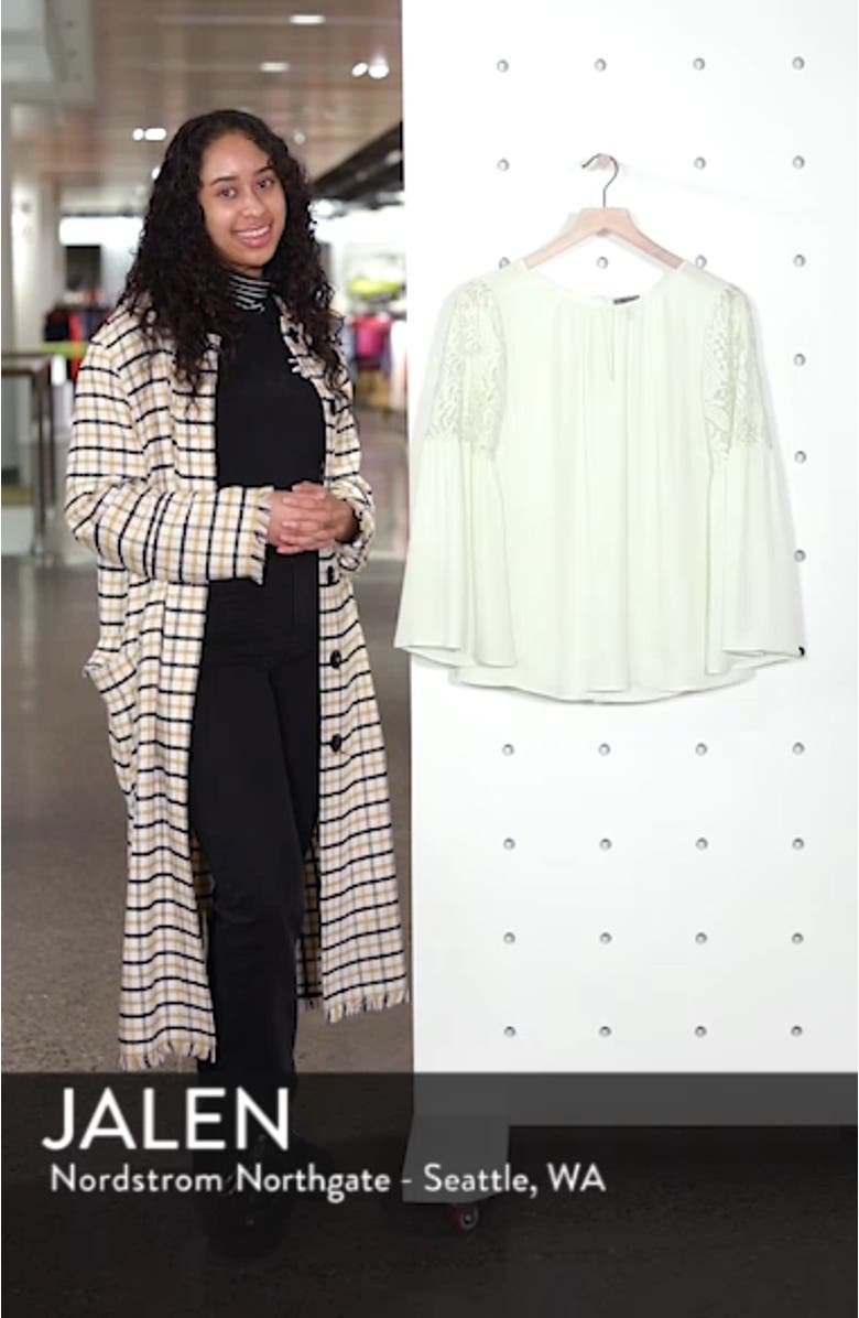Lace Bell Sleeve Top, sales video thumbnail