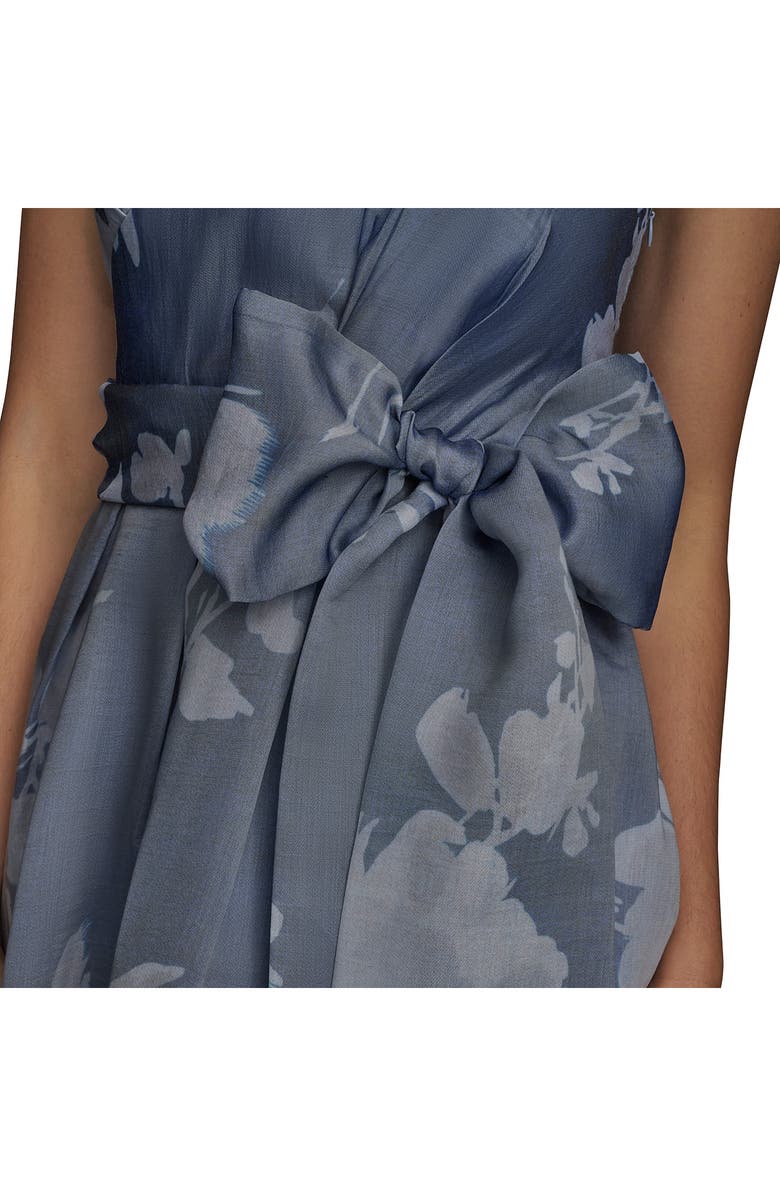 Donna Karan New York Floral Strapless Fit & Flare Gown, Alternate, color, Marbella Multi