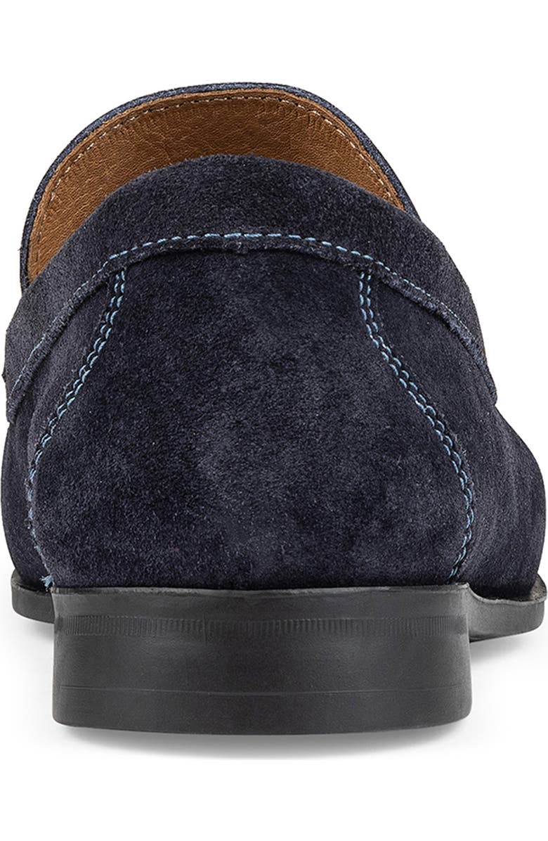 Donald Pliner Moc Toe Driver, Alternate, color, Navy/Navy