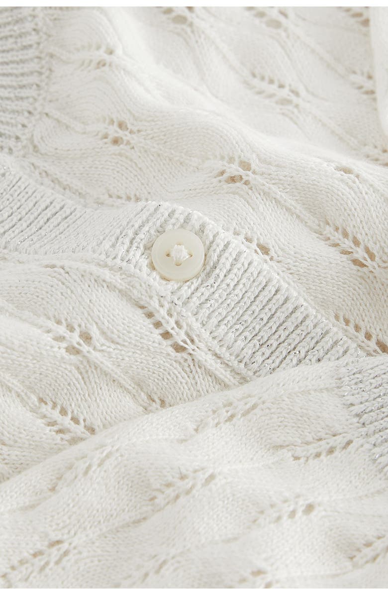 NEXT Kids' Pointelle Cotton Cardigan, Alternate, color, 