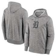 Nike Men's Nike Heather Gray Detroit Tigers Primary Logo Therma Hoodie