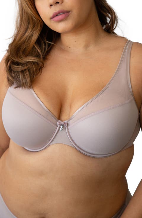 Underwire Plunge Bra (Plus Size)