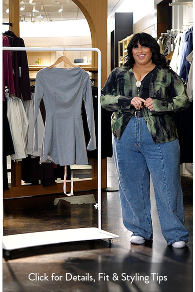 Angelique Long Sleeve Minidress video