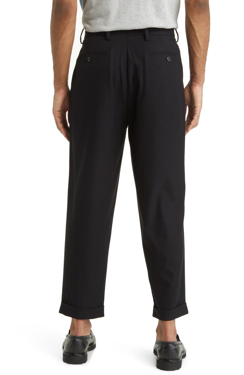 Open Edit Pleat Front Tapered Leg Pants, Alternate, color,