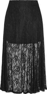 City Chic Lace Maxi Skirt