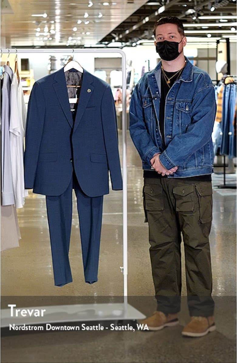 Ron Extra Slim Fit Wool Suit, sales video thumbnail