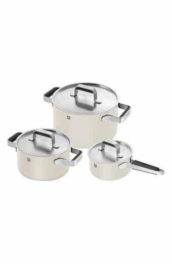 ZWILLING Pure 6-Piece Nonstick Stainless Steel Cookware Set