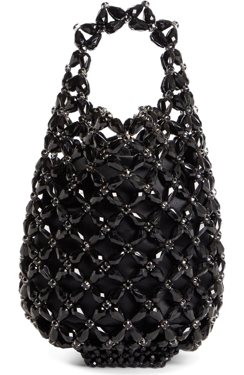 Simone Rocha Small Beaded Shopper Bag, Main, color,