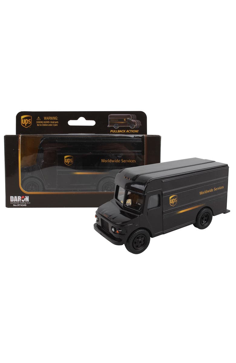 UPS Pullback Package Truck, Alternate, color, Multicolored