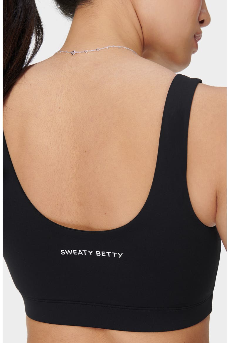 All Day Active Sports Bra, Alternate, color, BLACK