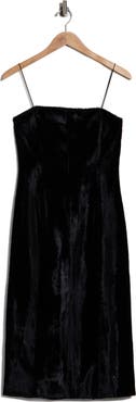 Helmut Lang Pony Faux Calf Hair Midi Dress