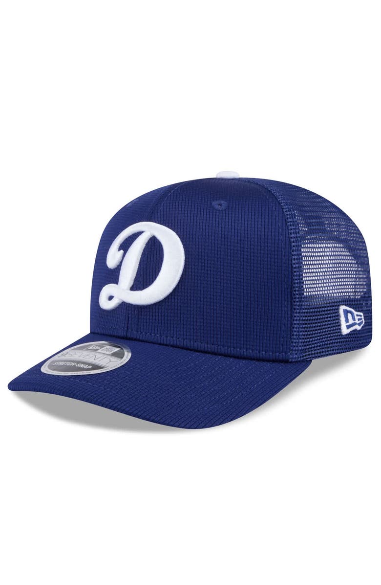 New Era Men's New Era  Royal Los Angeles Dodgers 2025 Spring Training 9SEVENTY Stretch-Snap Trucker Hat, Main, color, 