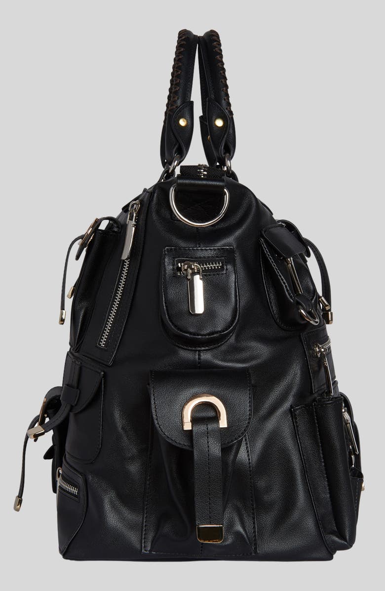 Cynthia Rowley Leather Cargo Pocket Bag, Alternate, color,
