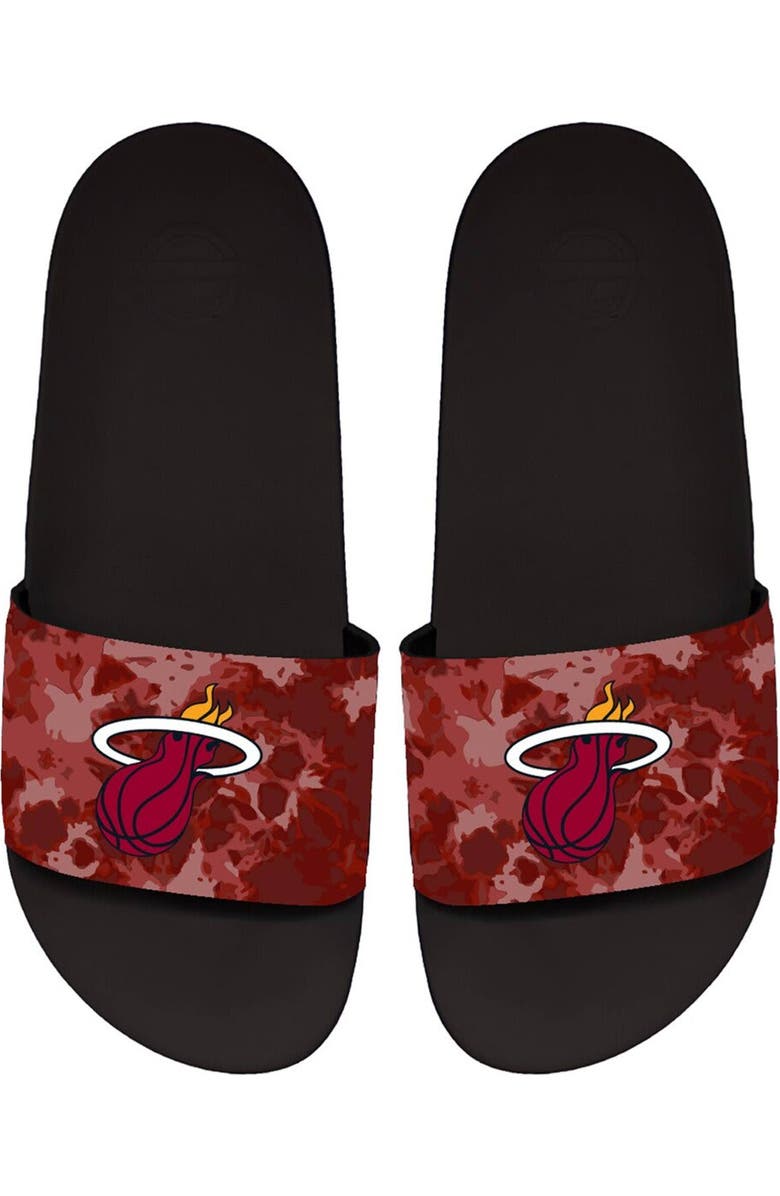 ISLIDE Unisex ISlide Miami Heat Acid Wash Motto Slide Sandals, Alternate, color,