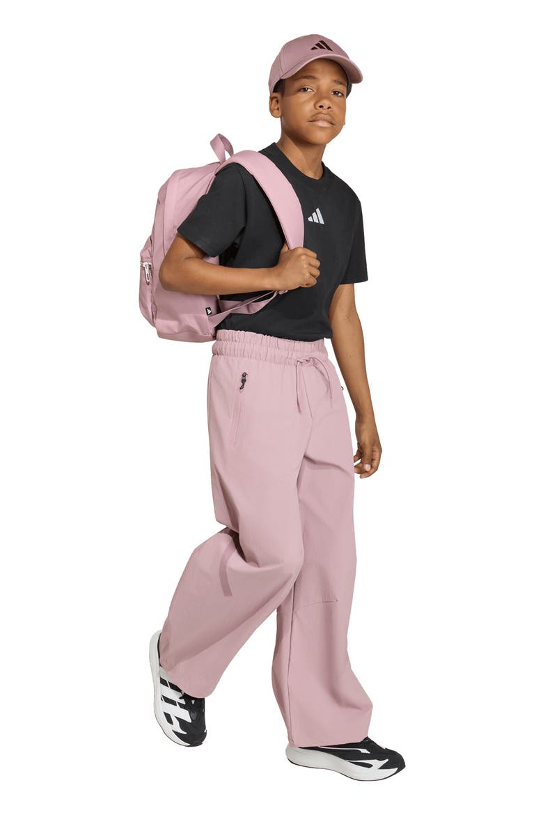Kids' Z.N.E. Wide Leg Woven Pants, Alternate, color, MAGIC MAUVE/ WONDER ORCHID