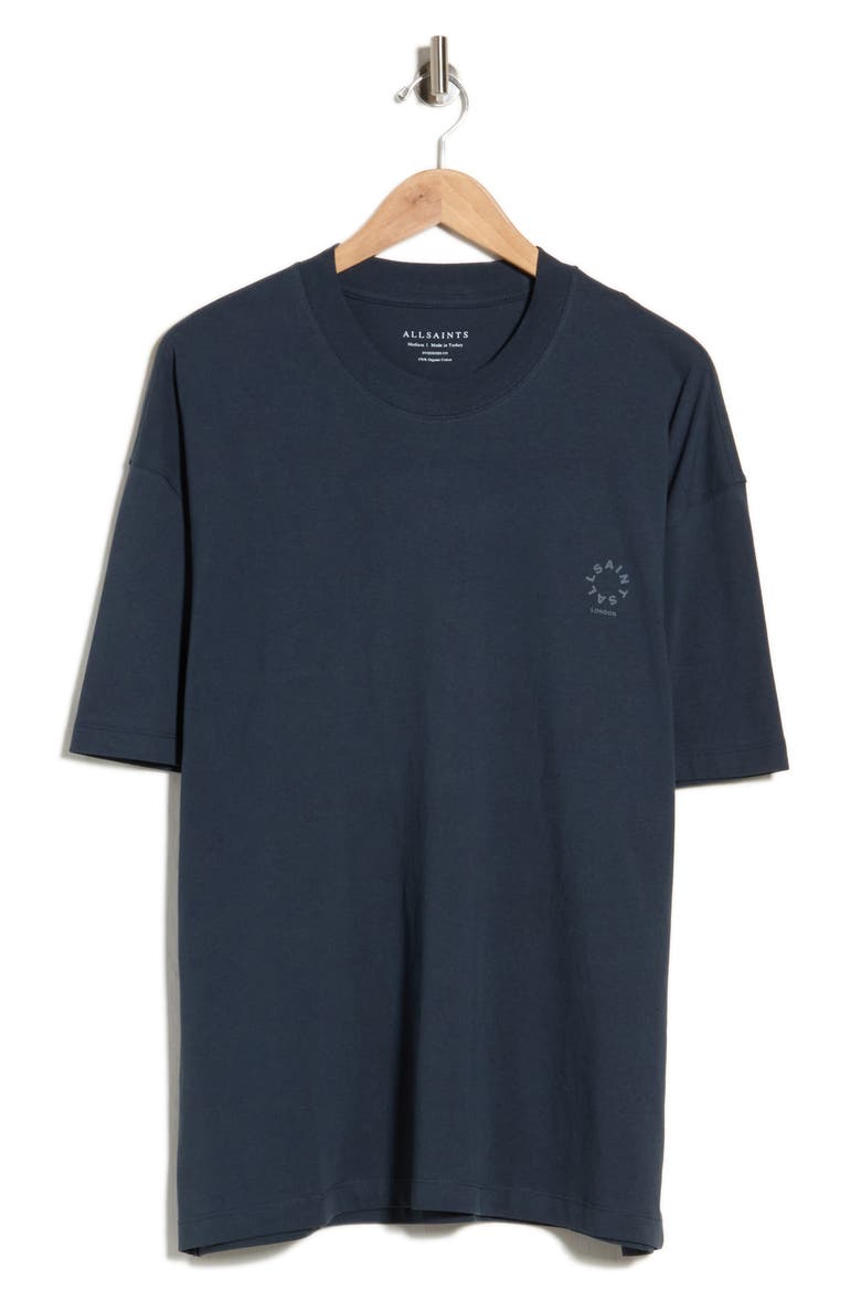 Ven Oversized Cotton T-Shirt, Alternate, color, MOONSTONE BLUE