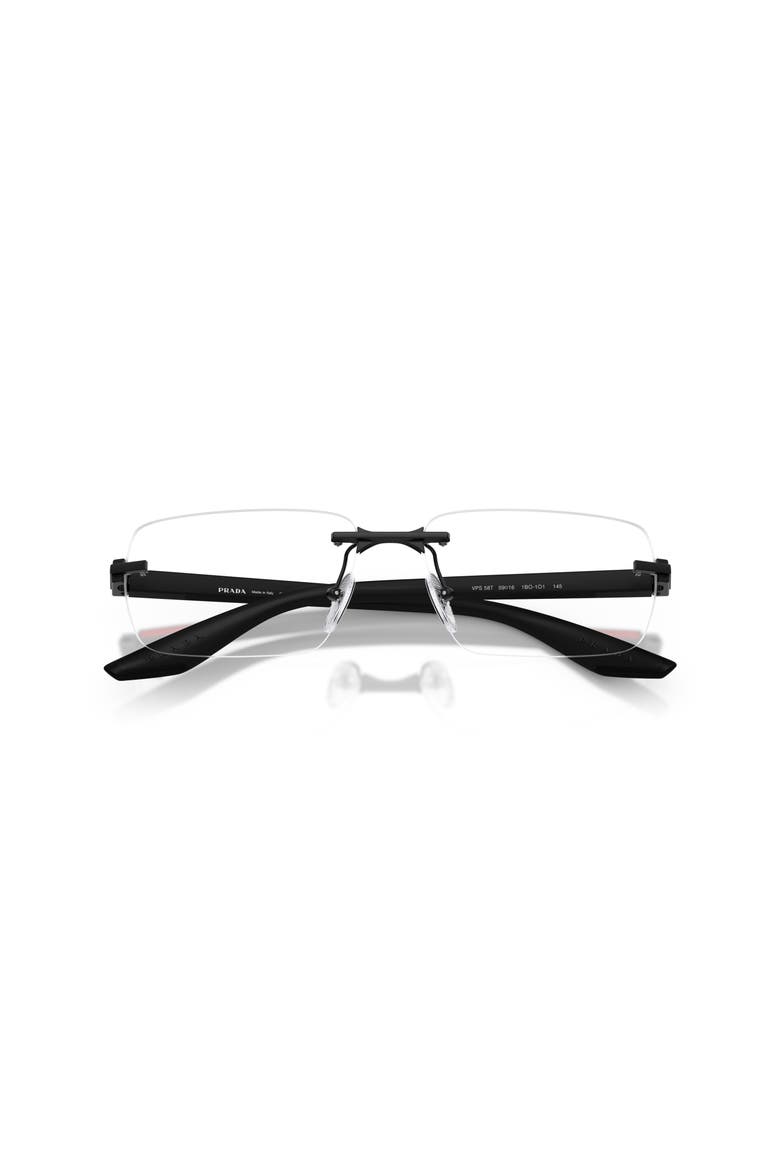 59mm Rectangle optical glasses, Alternate, color, Black